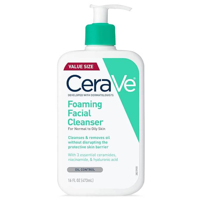 EpidermalPost_CeraVe Foaming Facial Cleanser skincare routine for oily skin